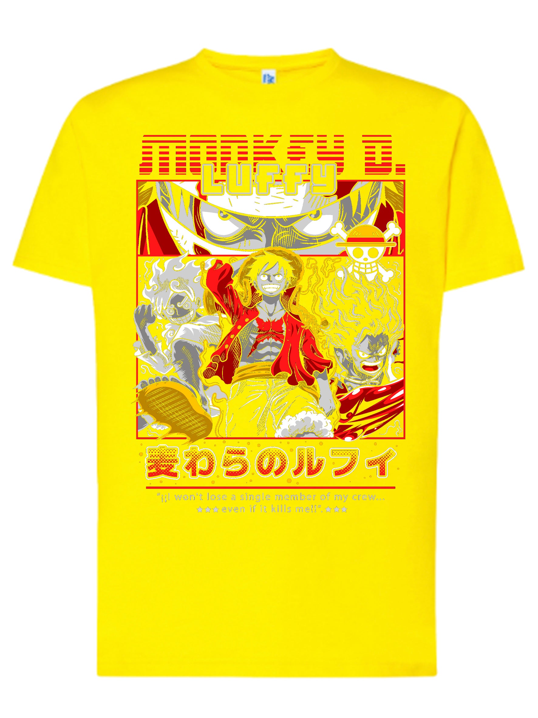 Camiseta Monkey D. Luffy – Diseño épico anime | FrikiCanarias