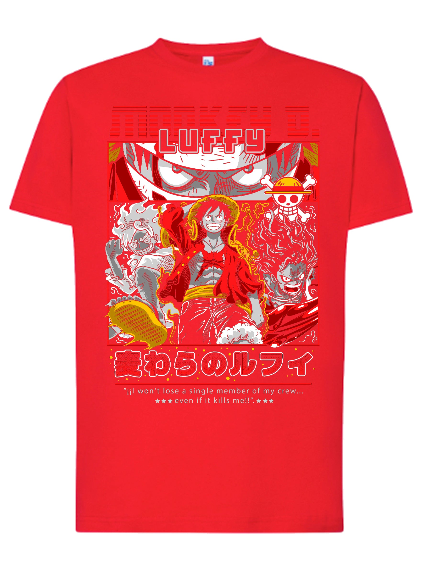 Camiseta Monkey D. Luffy – Diseño épico anime | FrikiCanarias