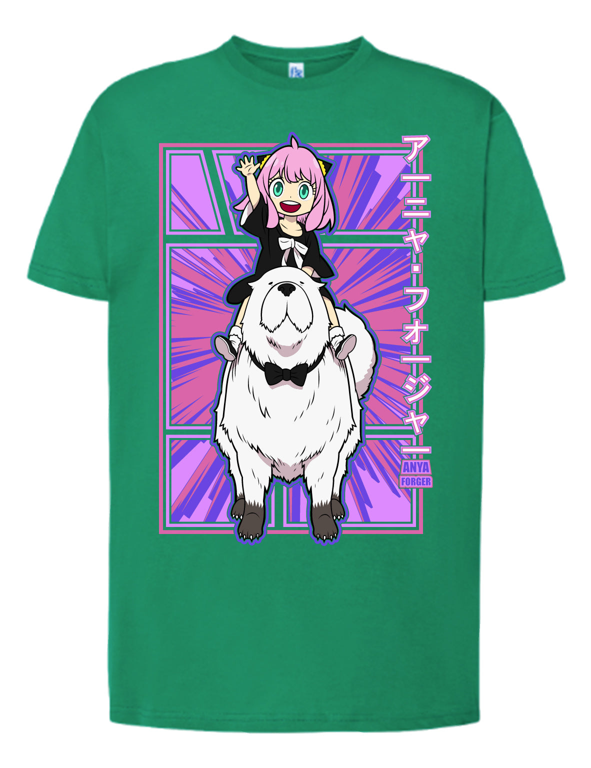 Camiseta Anya & Bond Rosa – Spy x Family | FrikiCanarias