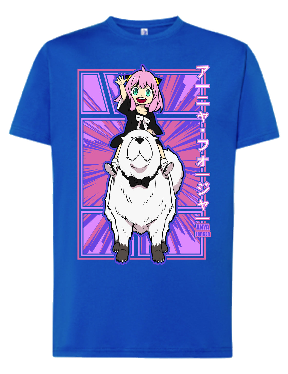 Camiseta Anya & Bond Rosa – Spy x Family | FrikiCanarias