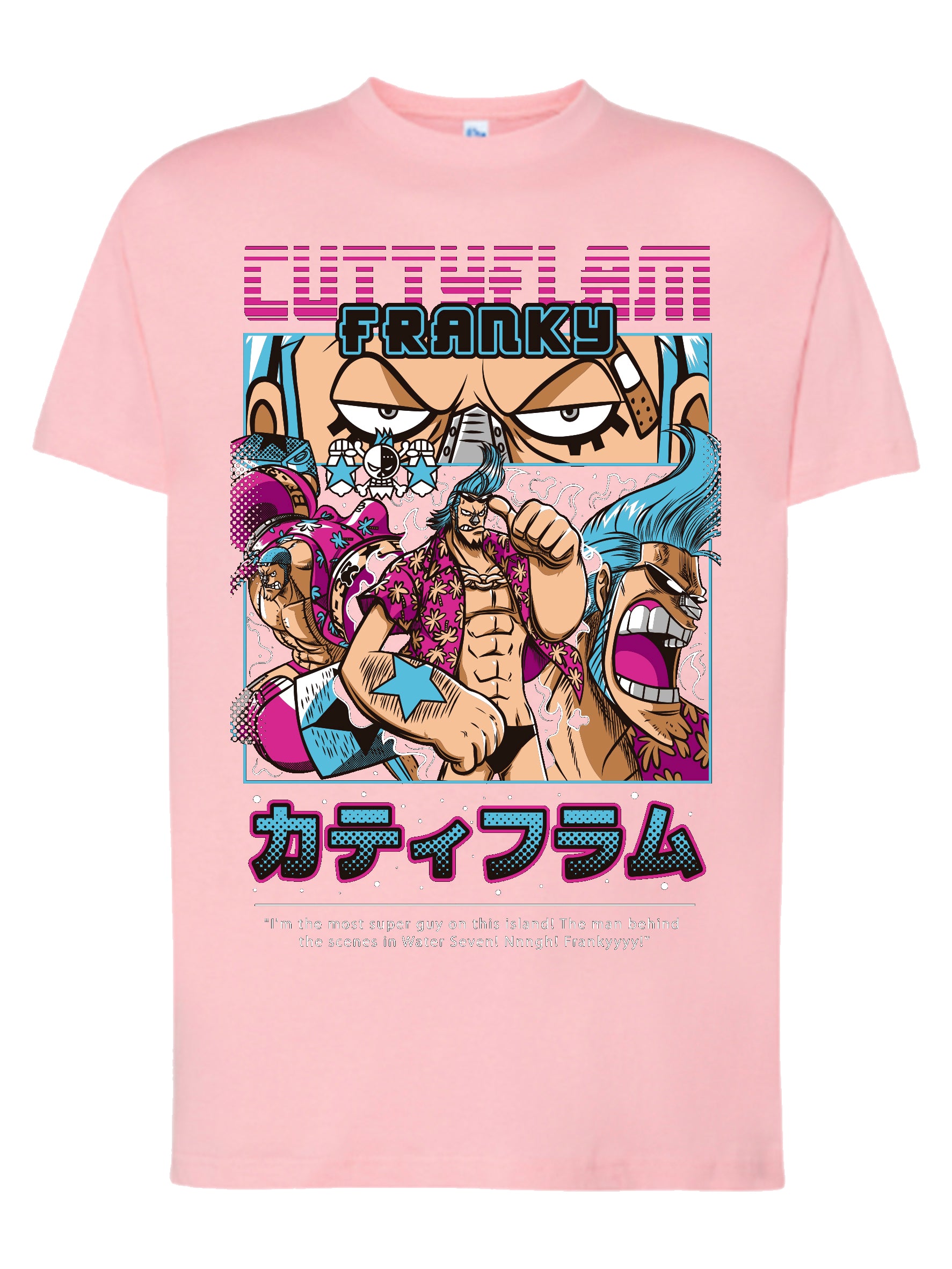 Camiseta Franky – Diseño Super Anime | FrikiCanarias
