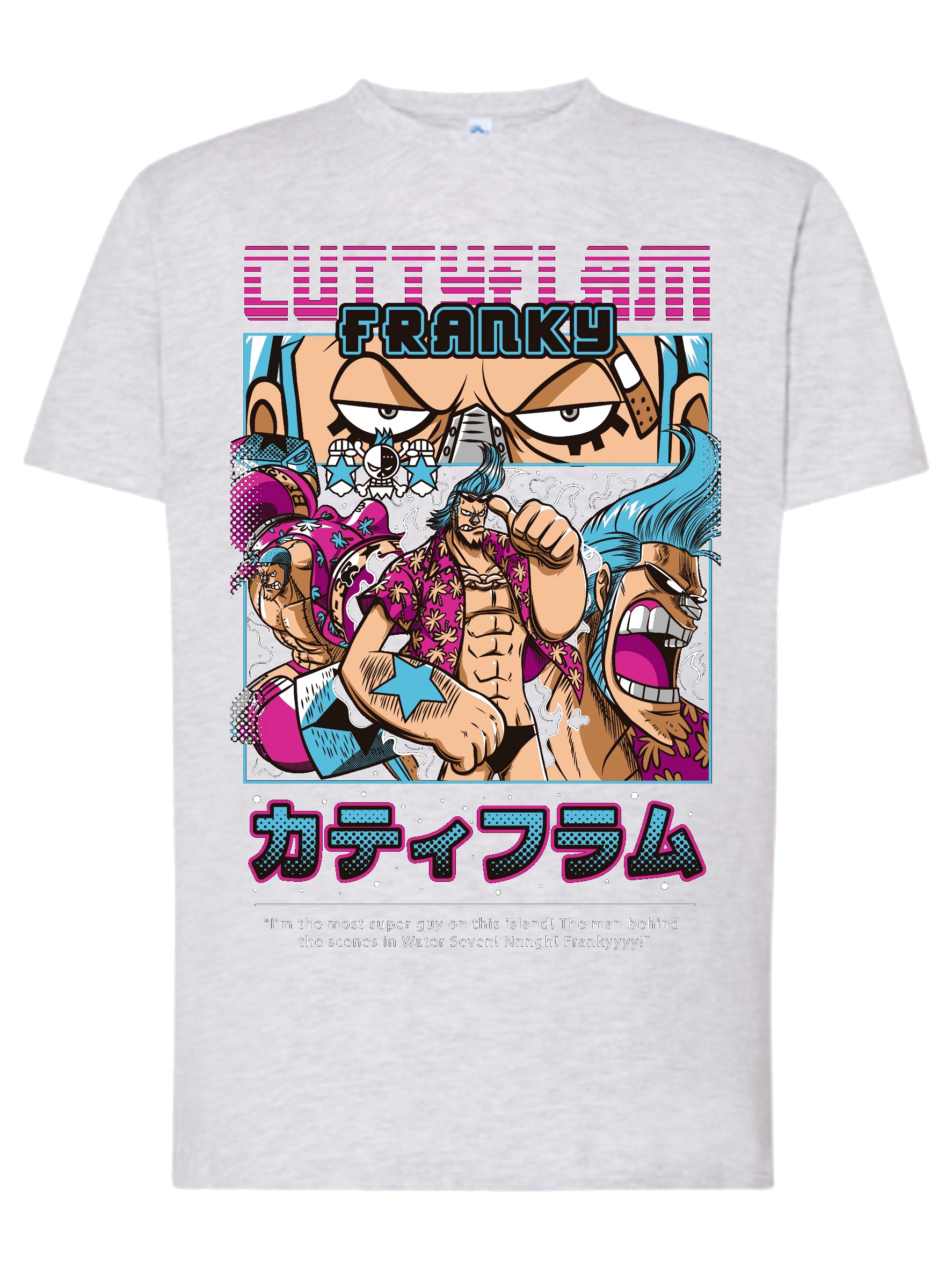 Camiseta Franky – Diseño Super Anime | FrikiCanarias