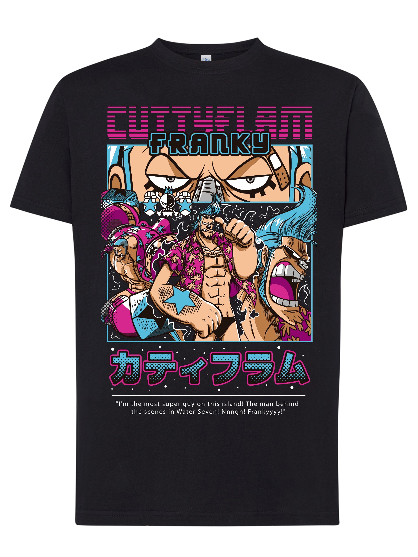 Camiseta Franky – Diseño Super Anime | FrikiCanarias