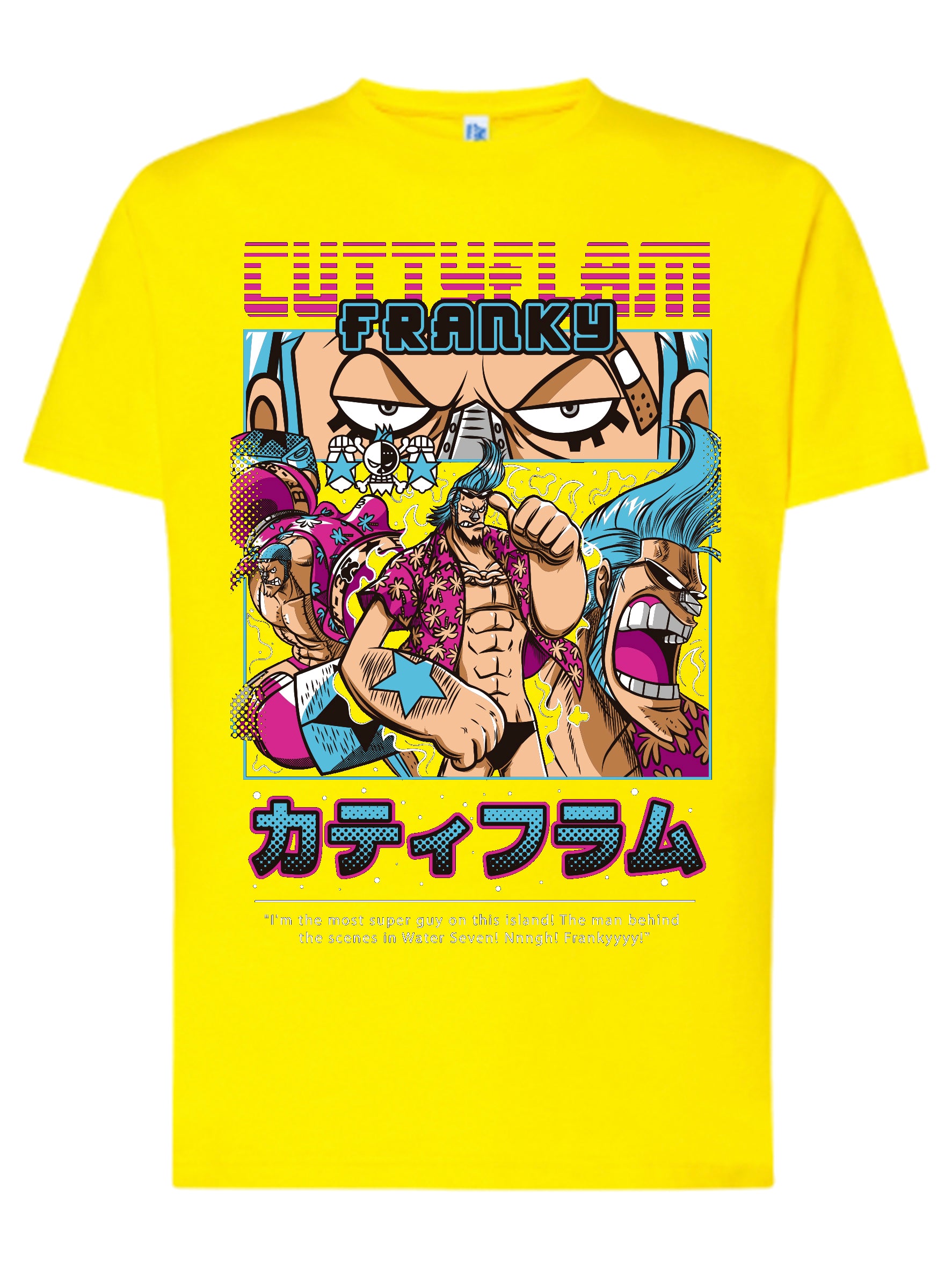 Camiseta Franky – Diseño Super Anime | FrikiCanarias
