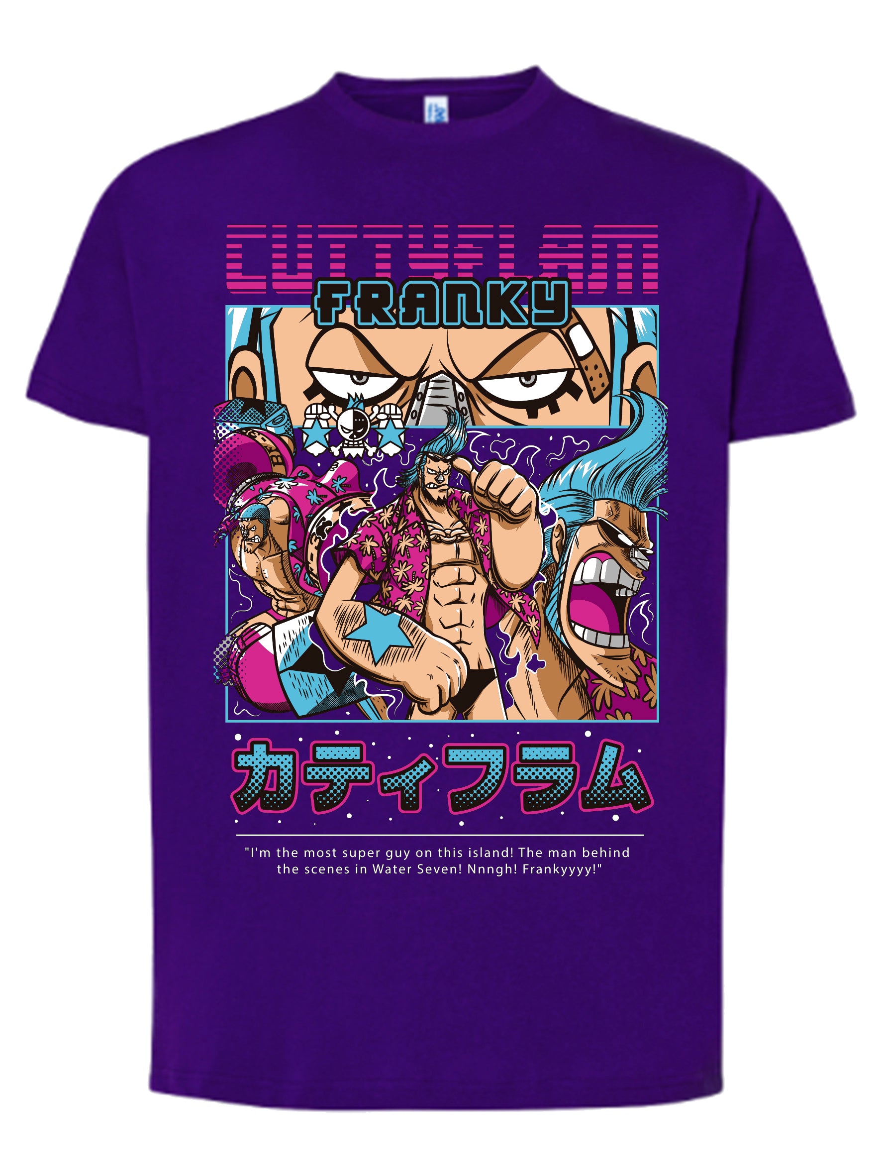 Camiseta Franky – Diseño Super Anime | FrikiCanarias