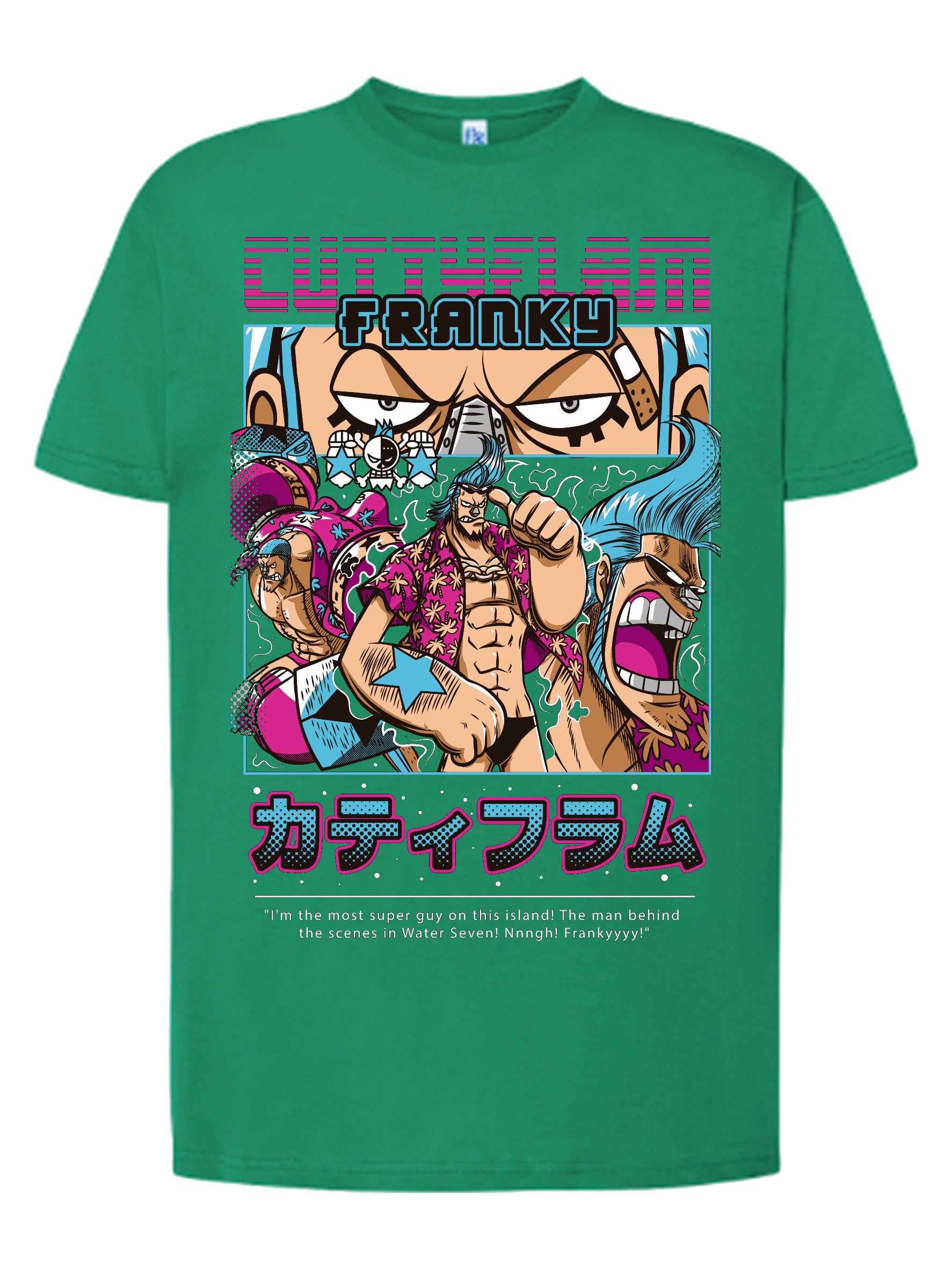 Camiseta Franky – Diseño Super Anime | FrikiCanarias
