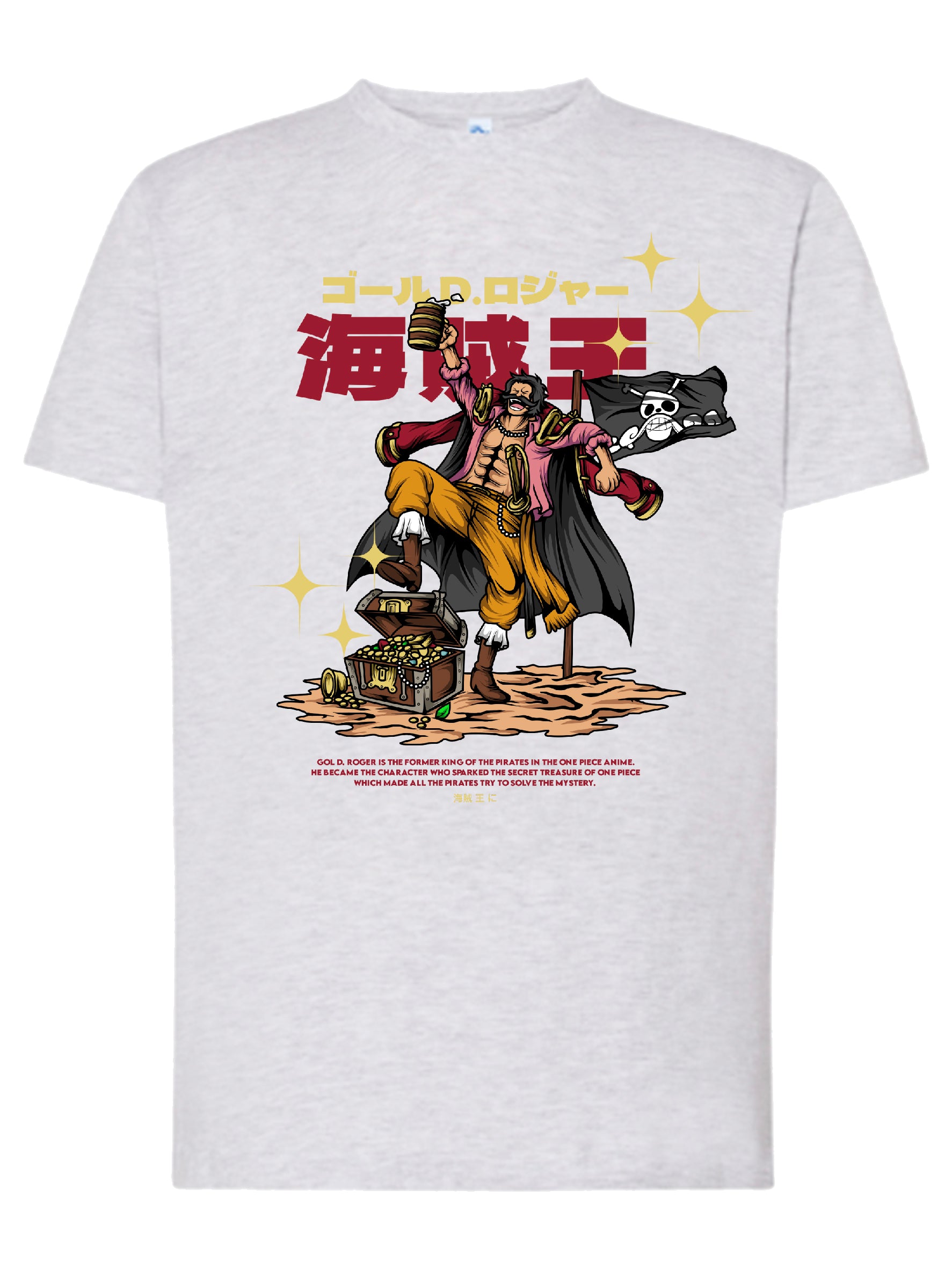 Camiseta Gol D. Roger – Rey de los Piratas | FrikiCanarias