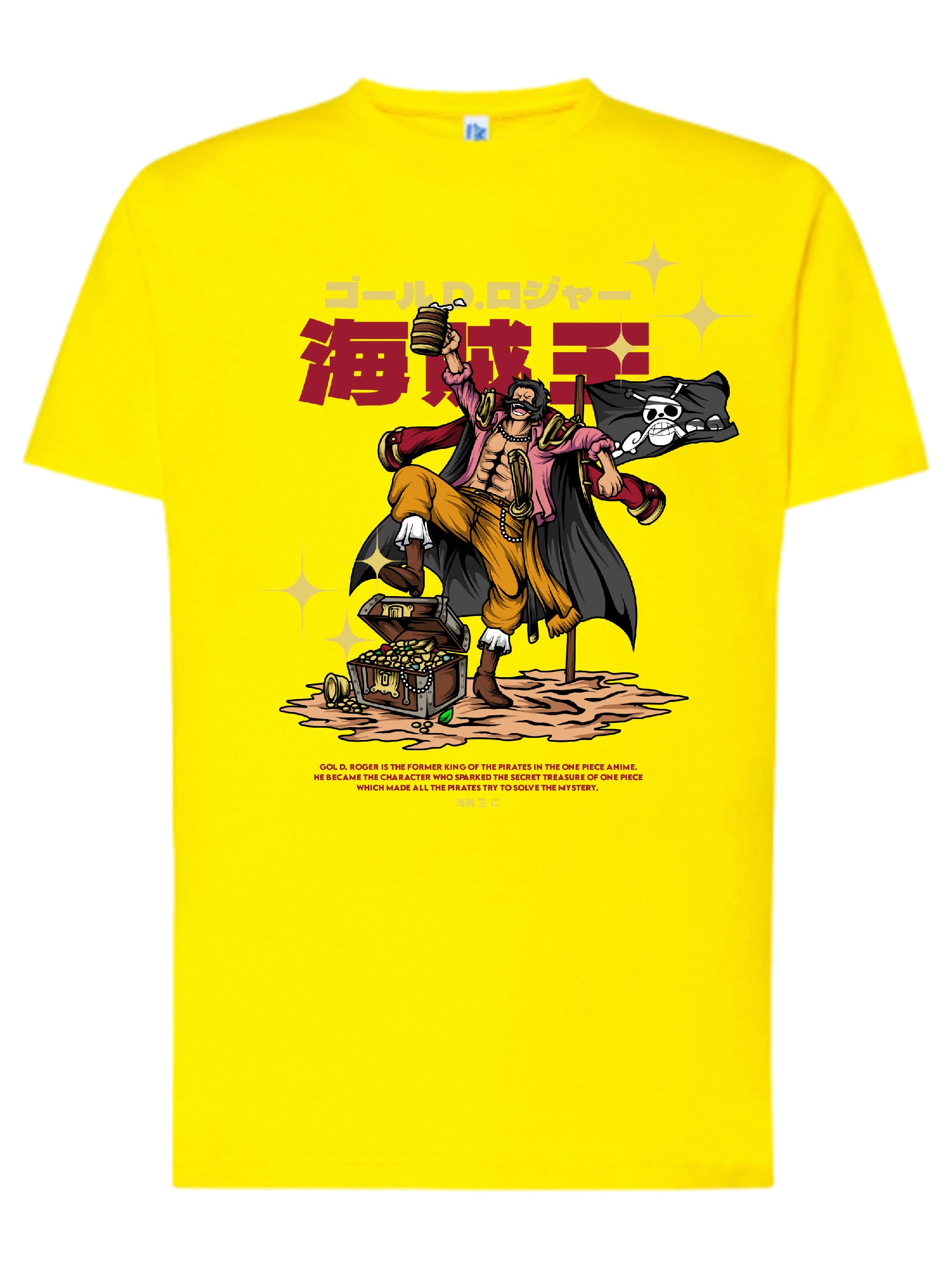 Camiseta Gol D. Roger – Rey de los Piratas | FrikiCanarias