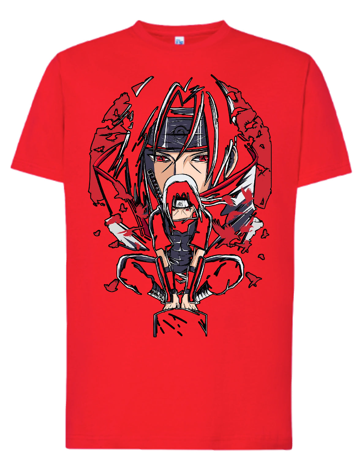 Camiseta Itachi Uchiha – Estilo Sharingan | FrikiCanarias
