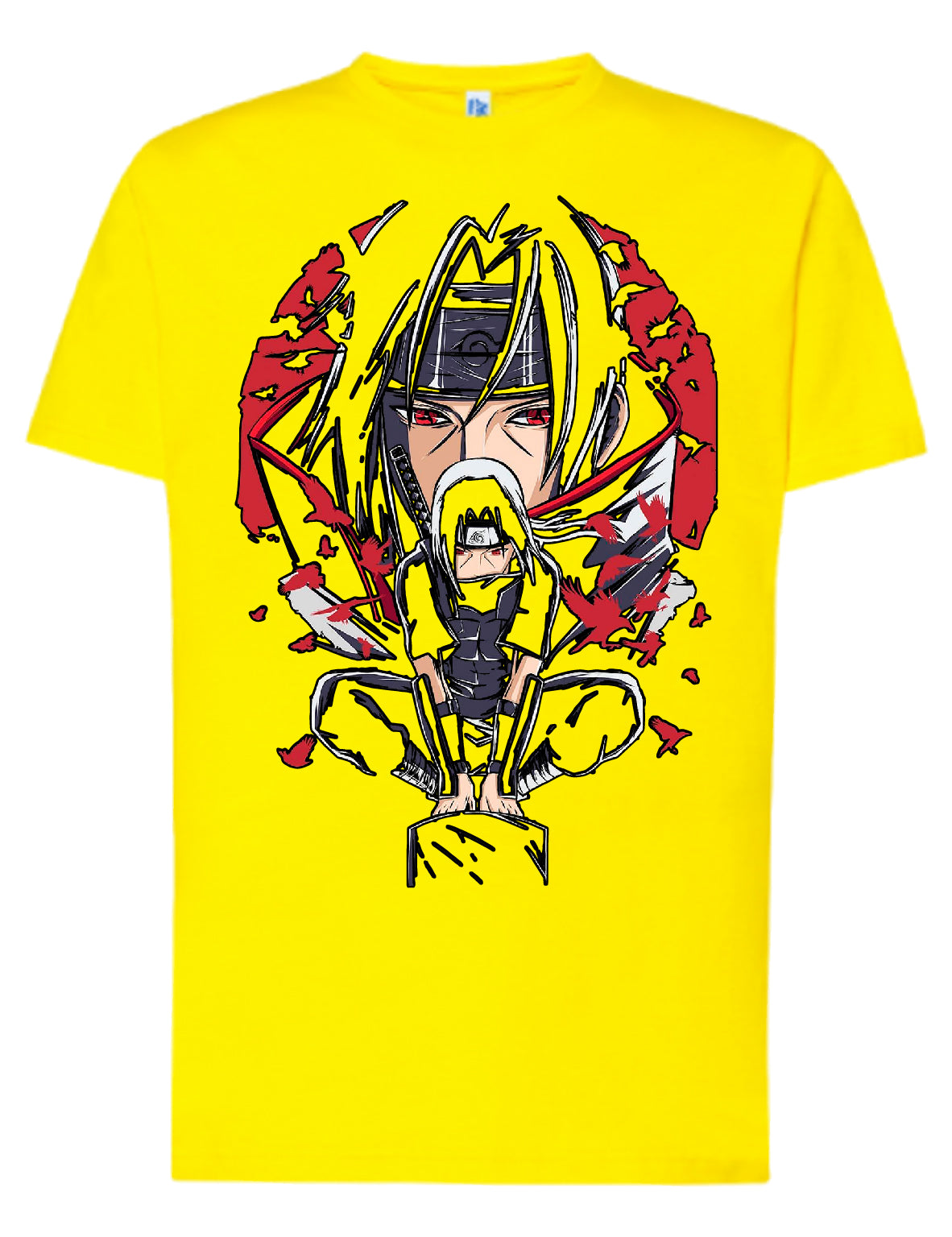 Camiseta Itachi Uchiha – Estilo Sharingan | FrikiCanarias