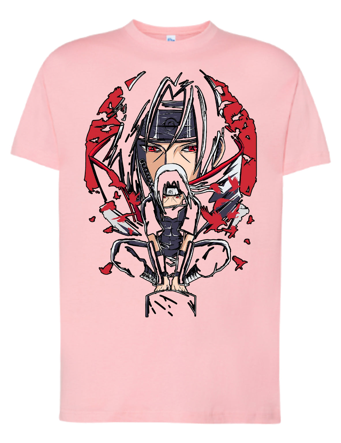 Camiseta Itachi Uchiha – Estilo Sharingan | FrikiCanarias
