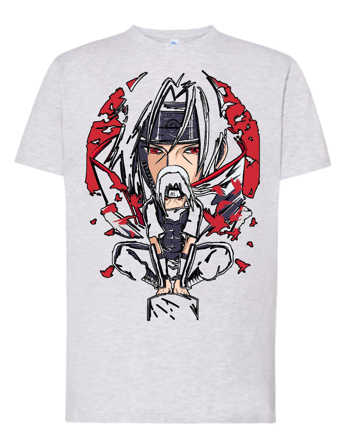 Camiseta Itachi Uchiha – Estilo Sharingan | FrikiCanarias