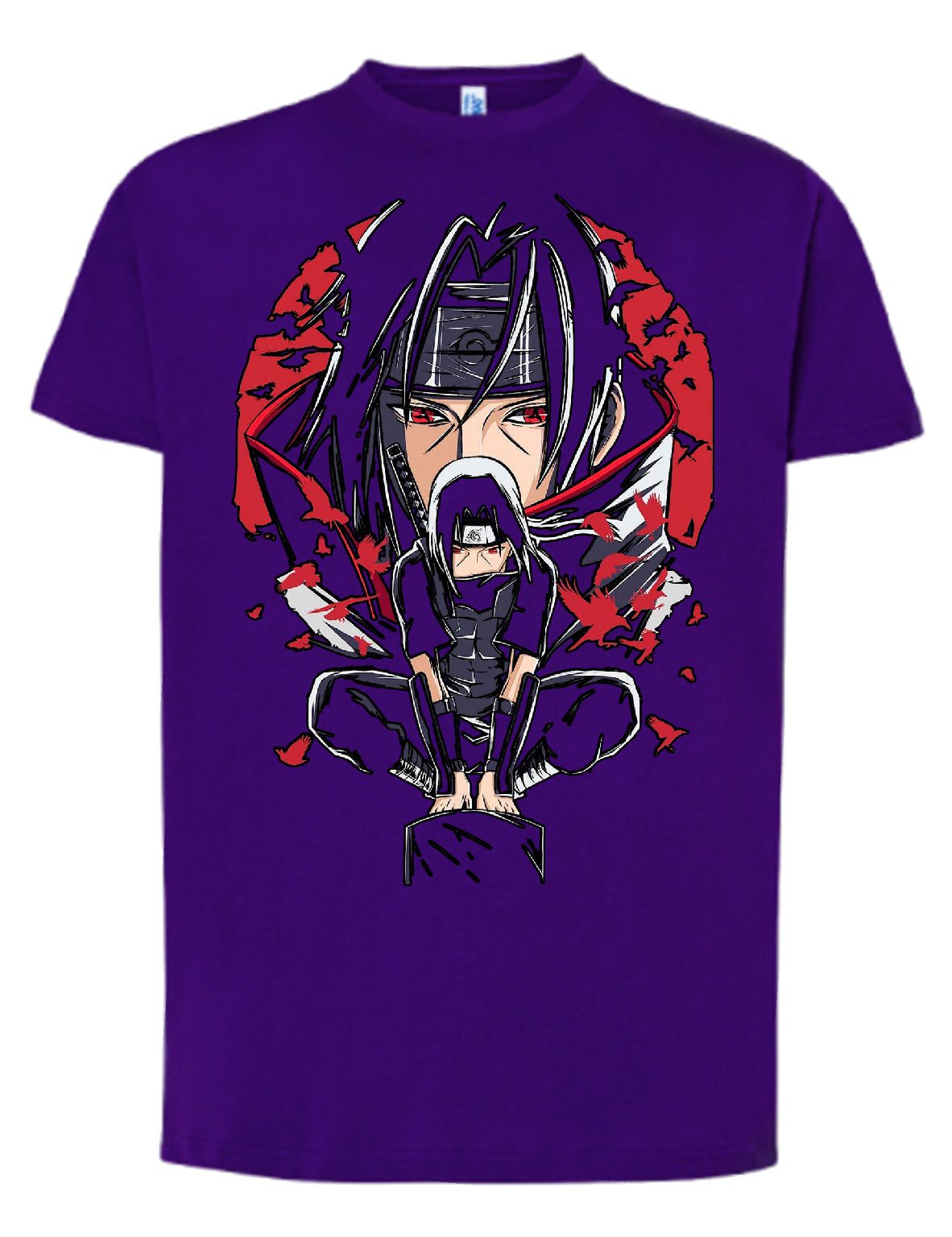 Camiseta Itachi Uchiha – Estilo Sharingan | FrikiCanarias
