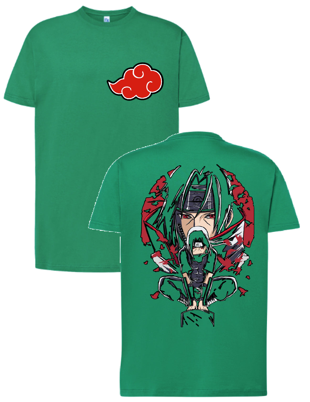 Camiseta Itachi Uchiha – Doble Cara Premium | FrikiCanarias