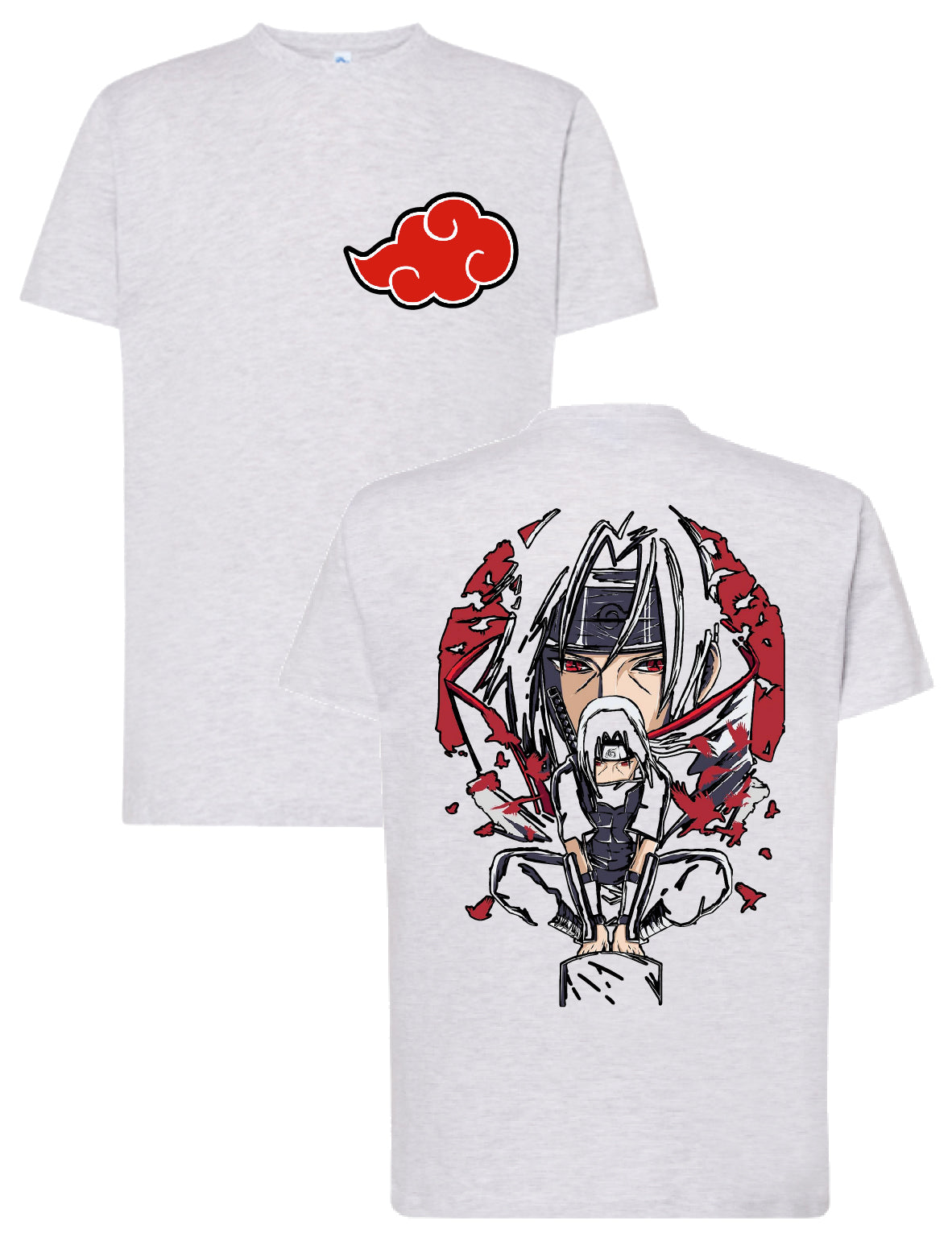 Camiseta Itachi Uchiha – Doble Cara Premium | FrikiCanarias
