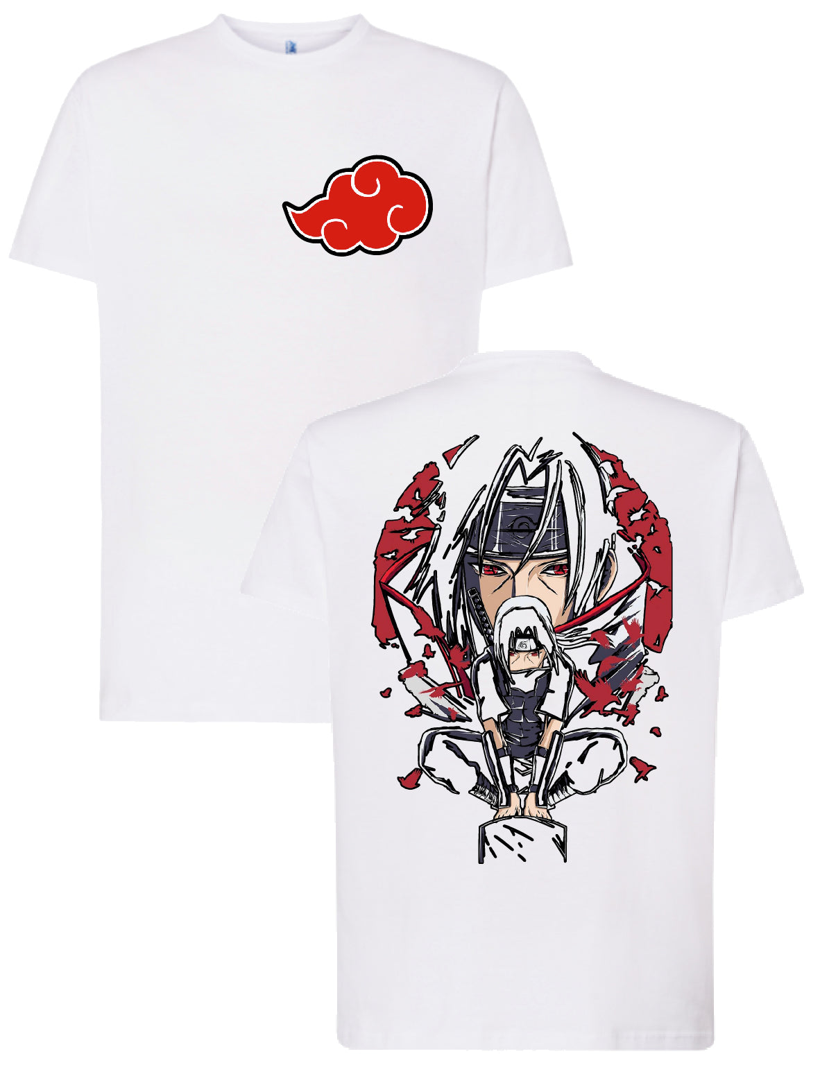 Camiseta Itachi Uchiha – Doble Cara Premium | FrikiCanarias