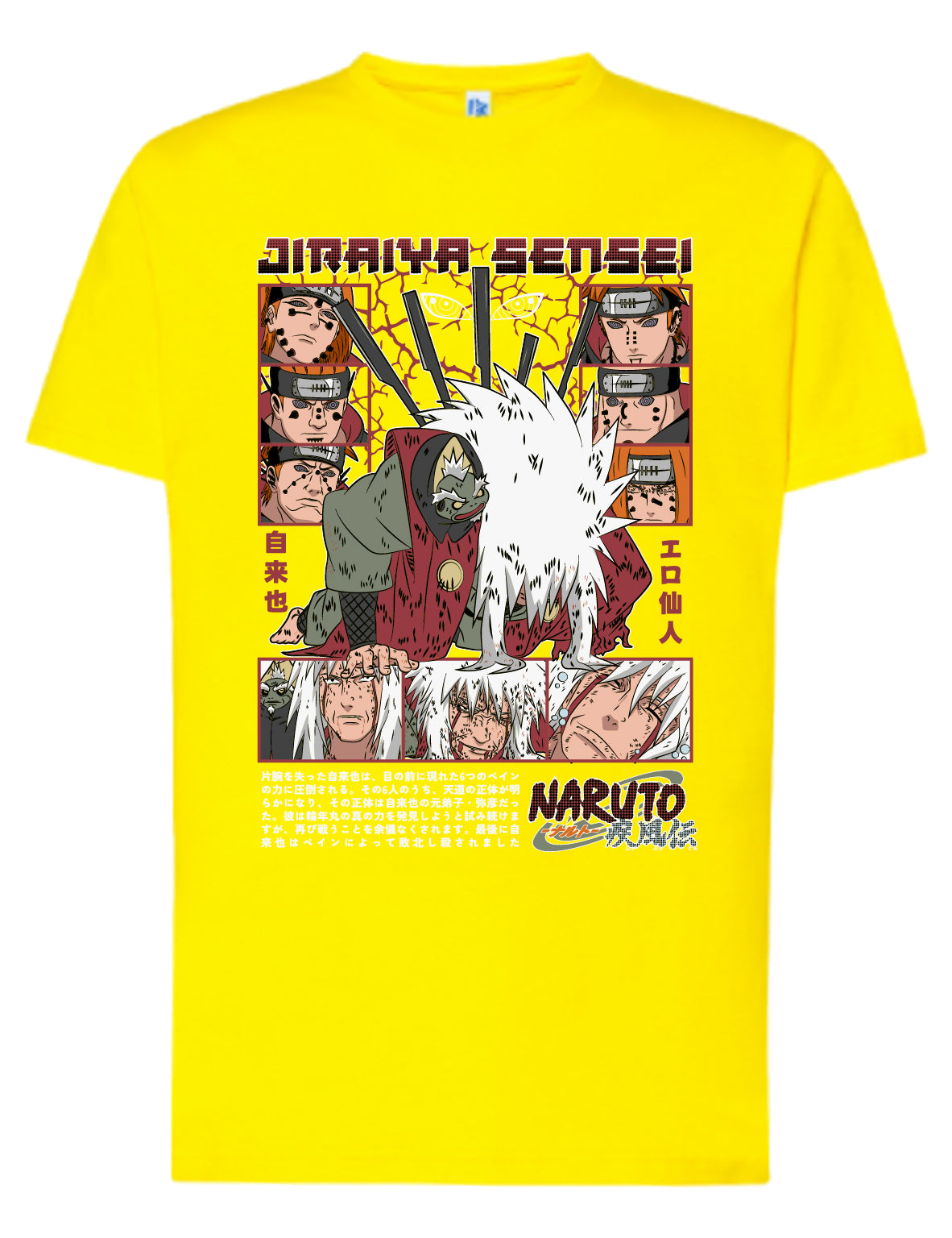 Camiseta Jiraiya Sensei – Modo Sabio | FrikiCanarias