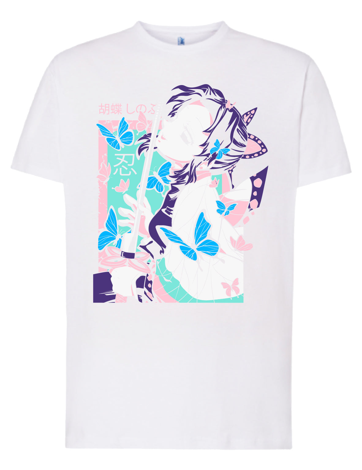 Camiseta Shinobu Kocho – Kimetsu no Yaiba | Mariposas | Edición Morada