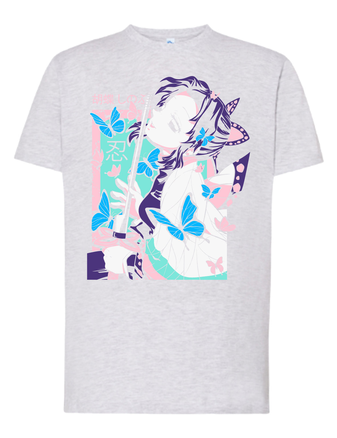 Camiseta Shinobu Kocho – Kimetsu no Yaiba | Mariposas | Edición Morada