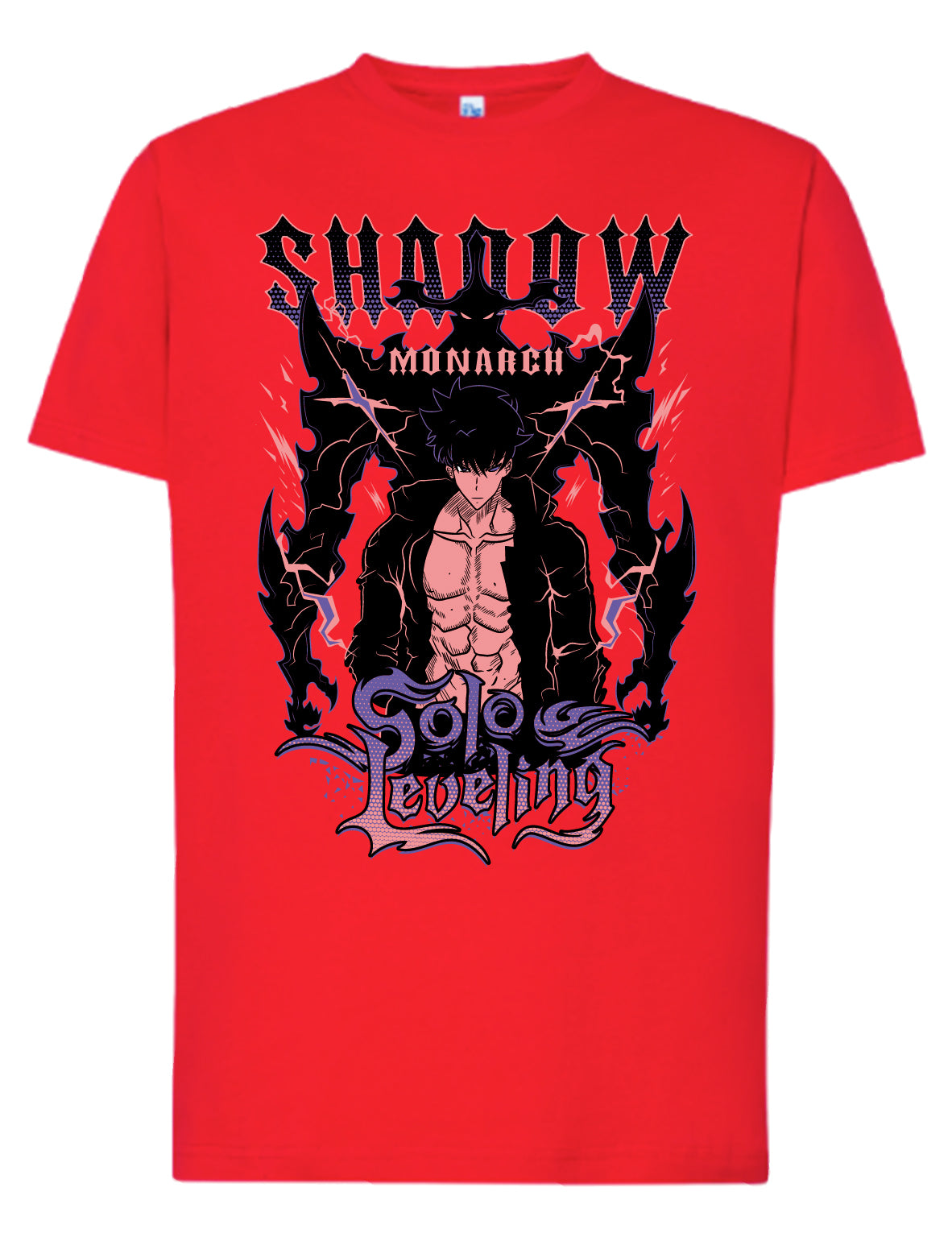 Camiseta Sung Jin-Woo “Shadow Monarch” – Solo Leveling | FrikiCanarias