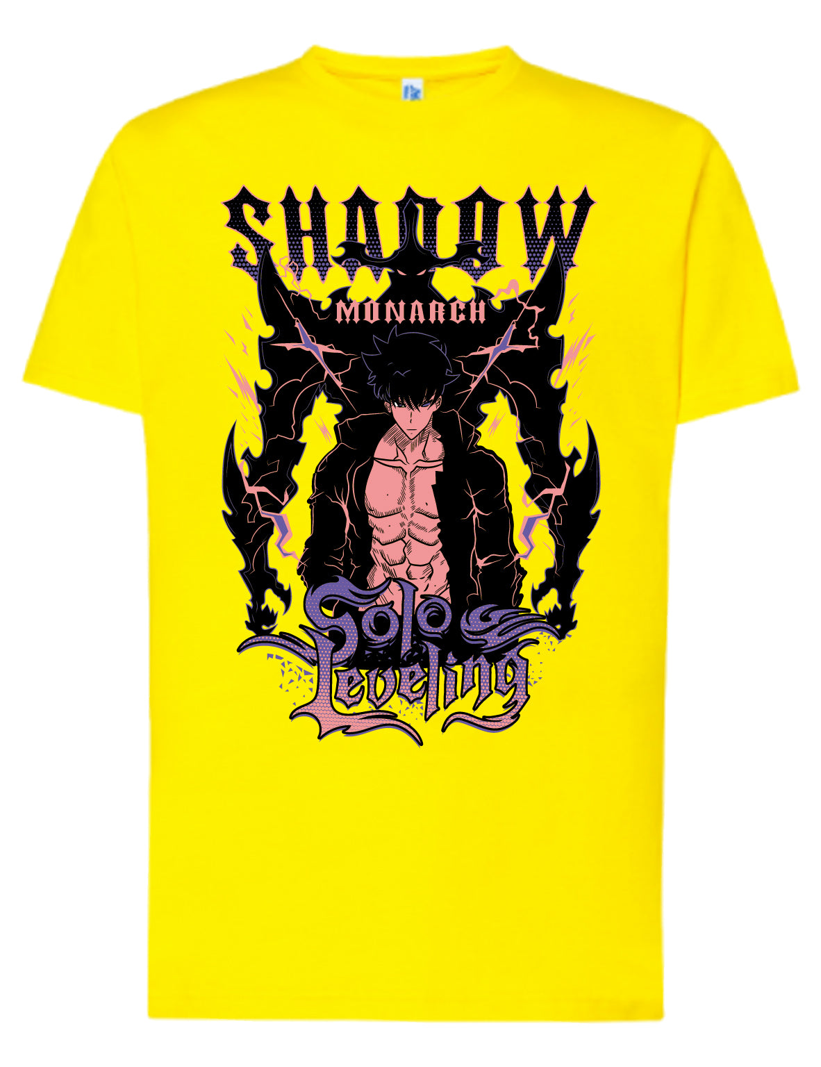 Camiseta Sung Jin-Woo “Shadow Monarch” – Solo Leveling | FrikiCanarias