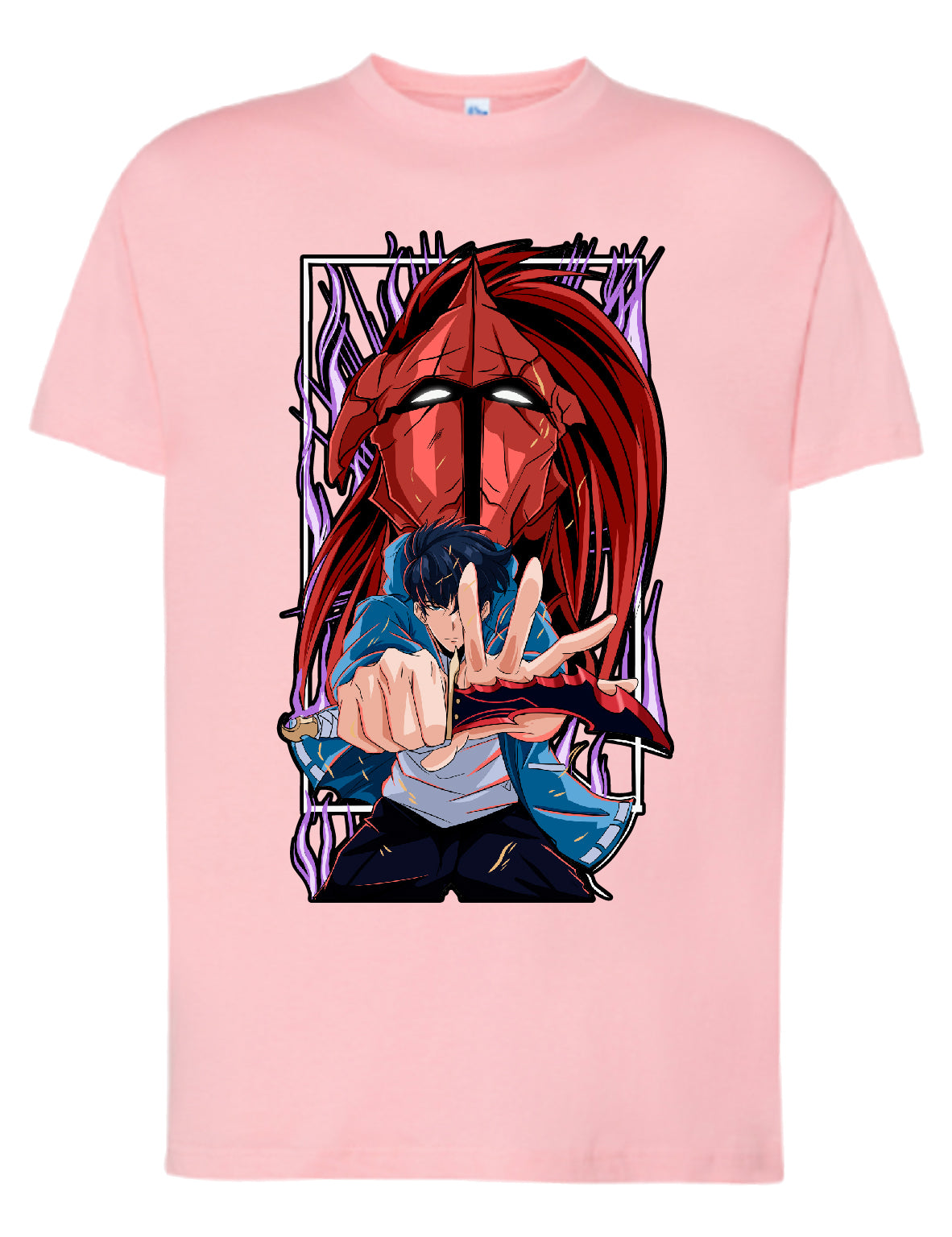 Camiseta Sung Jin-Woo & Igris – Solo Leveling | Shadow Power | FrikiCanarias