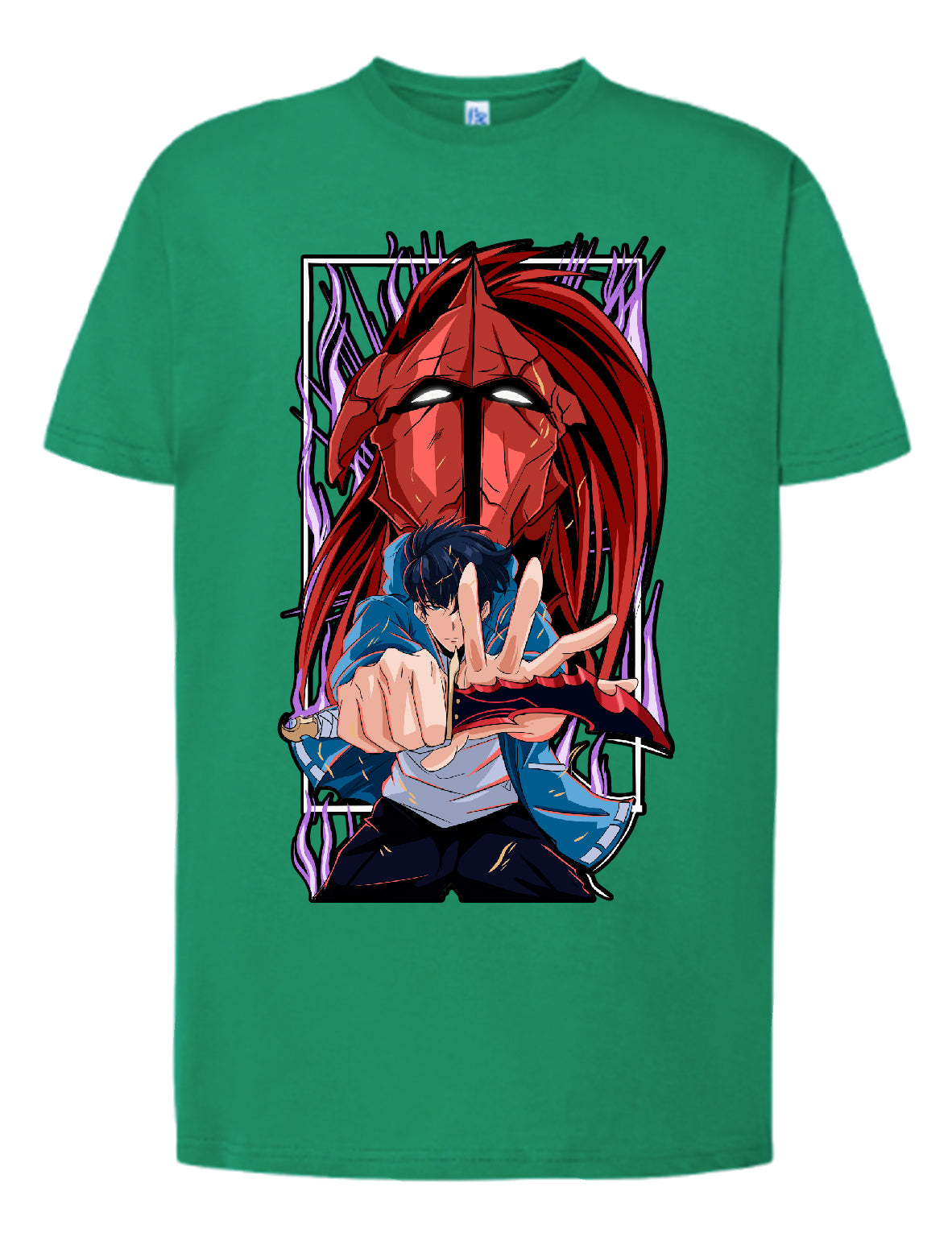 Camiseta Sung Jin-Woo & Igris – Solo Leveling | Shadow Power | FrikiCanarias