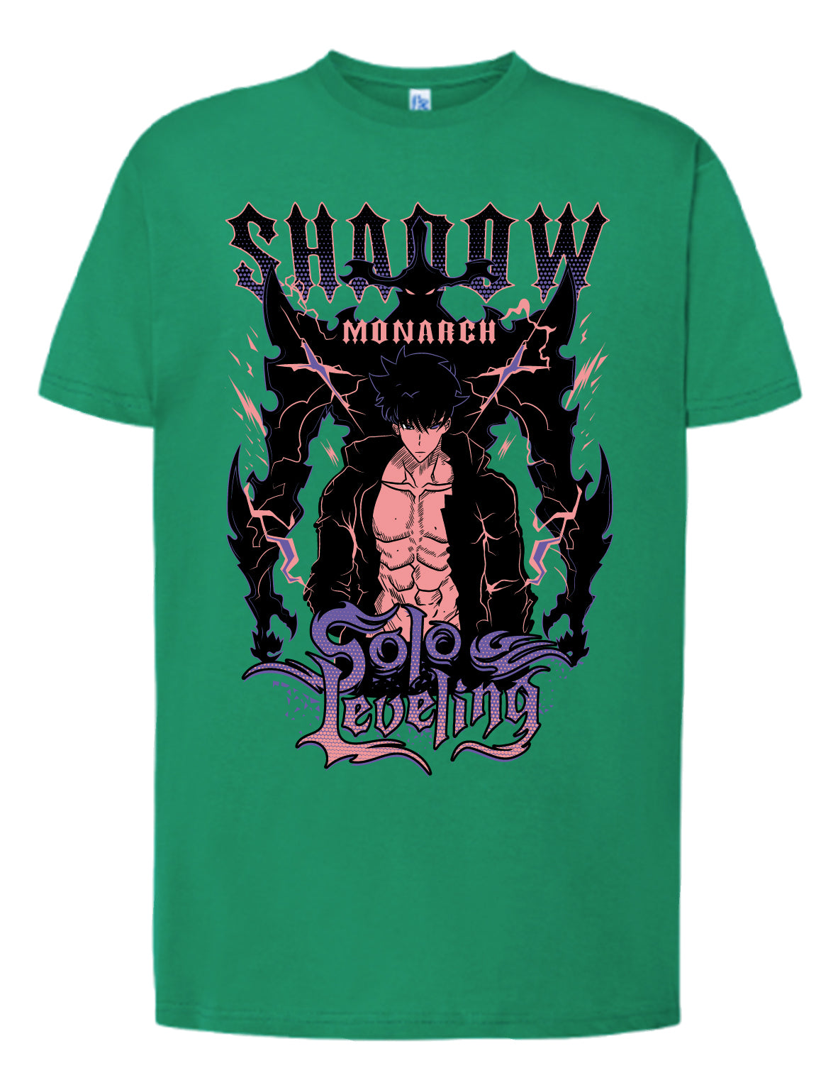 Camiseta Sung Jin-Woo “Shadow Monarch” – Solo Leveling | FrikiCanarias