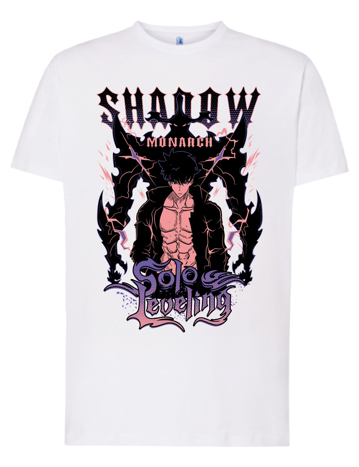 Camiseta Sung Jin-Woo “Shadow Monarch” – Solo Leveling | FrikiCanarias