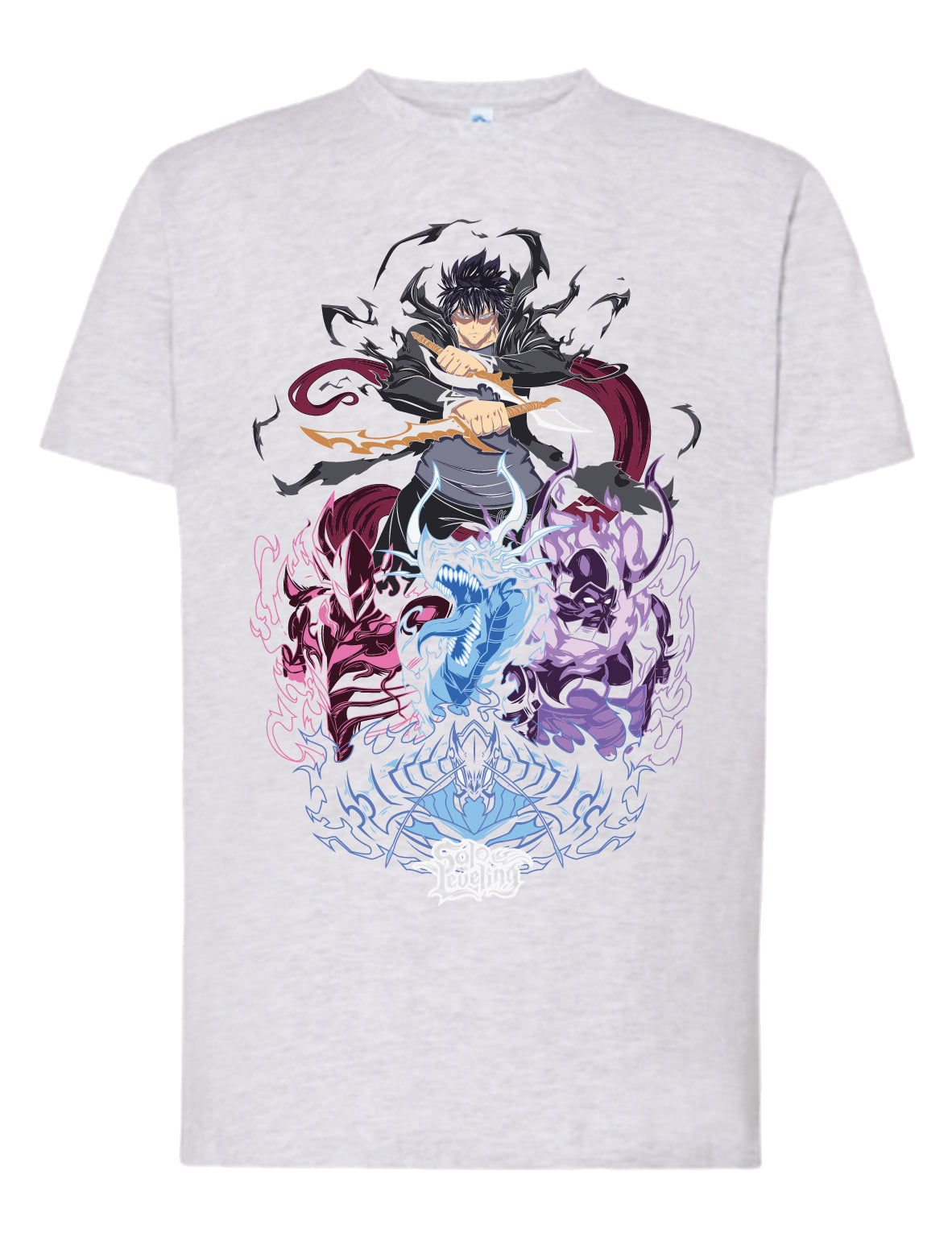 Camiseta Sung Jin-Woo “Shadow Army” – Solo Leveling | FrikiCanarias