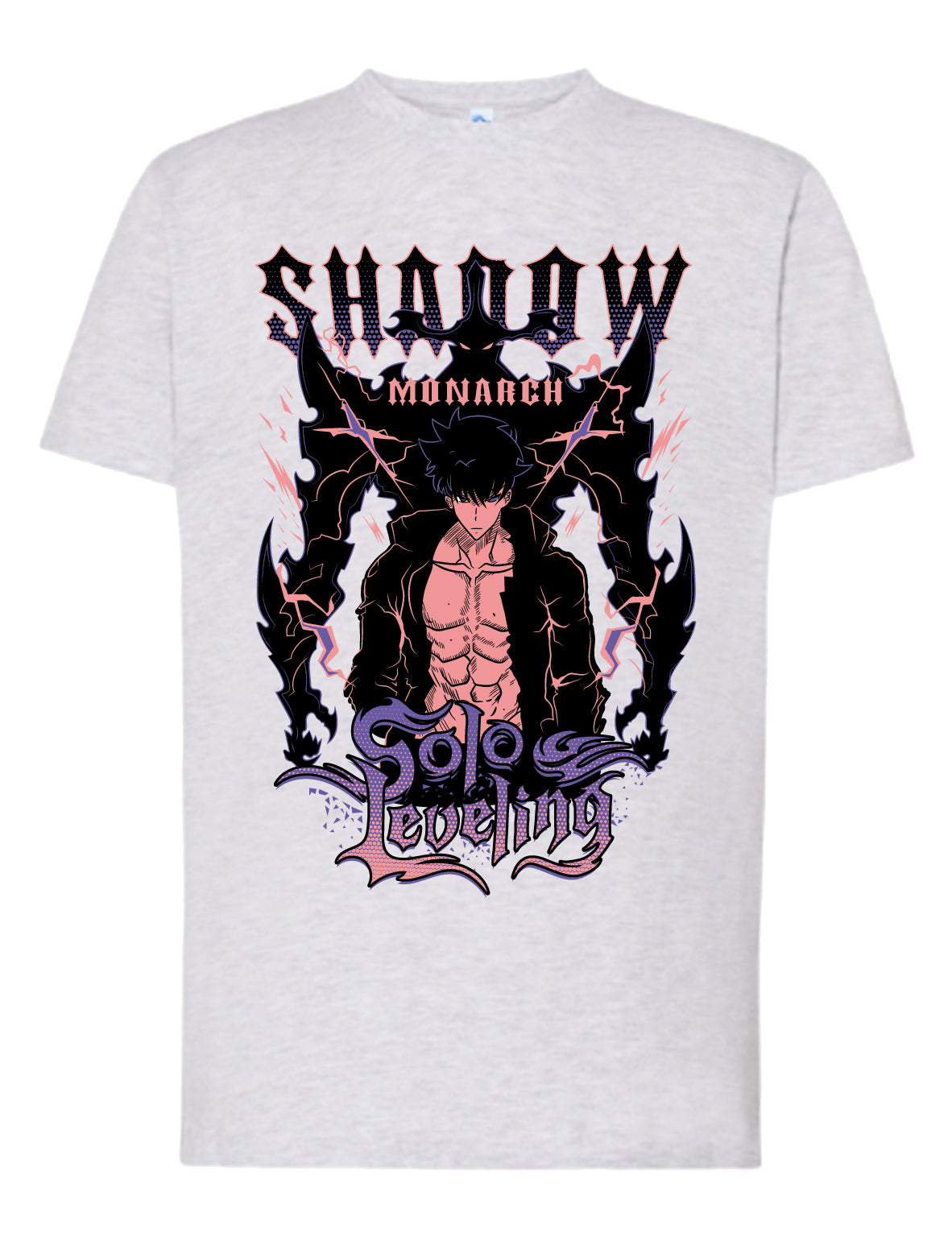 Camiseta Sung Jin-Woo “Shadow Monarch” – Solo Leveling | FrikiCanarias