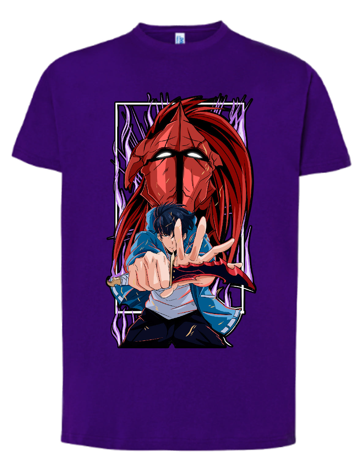 Camiseta Sung Jin-Woo & Igris – Solo Leveling | Shadow Power | FrikiCanarias