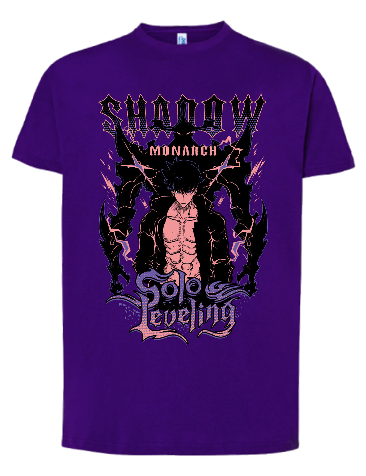 Camiseta Sung Jin-Woo “Shadow Monarch” – Solo Leveling | FrikiCanarias