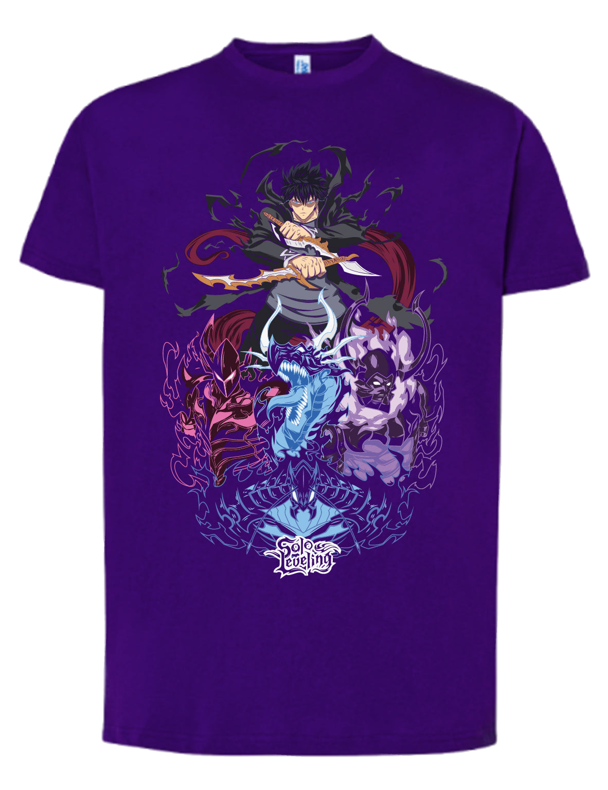 Camiseta Sung Jin-Woo “Shadow Army” – Solo Leveling | FrikiCanarias