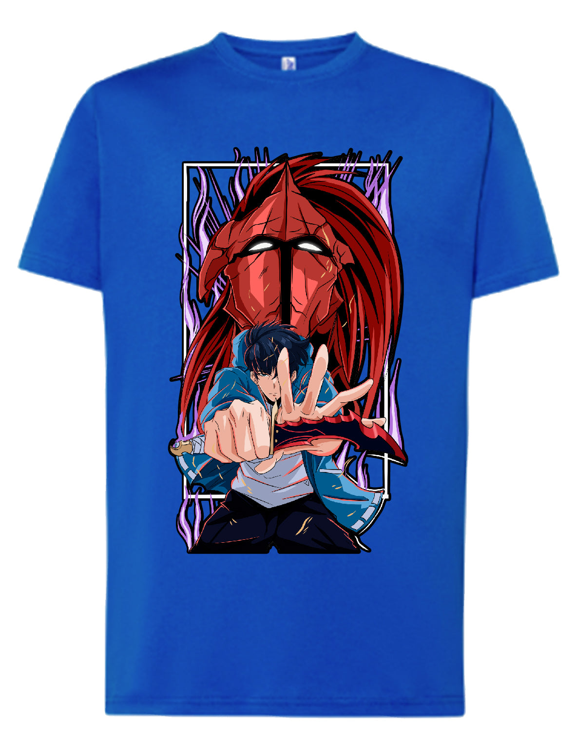 Camiseta Sung Jin-Woo & Igris – Solo Leveling | Shadow Power | FrikiCanarias