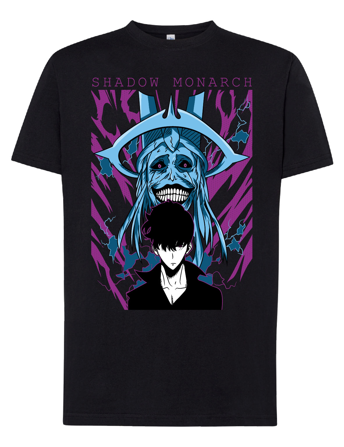 Camiseta Shadow Monarch – Sung Jin-Woo | Solo Leveling | FrikiCanarias