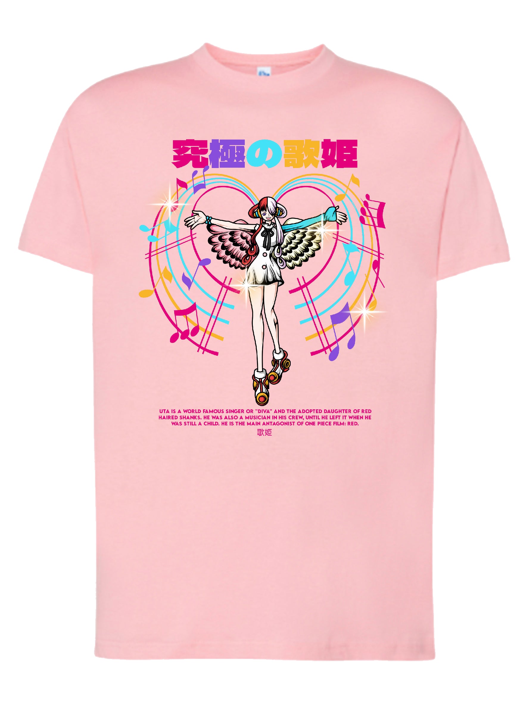 Camiseta Uta – Diseño anime musical | FrikiCanarias