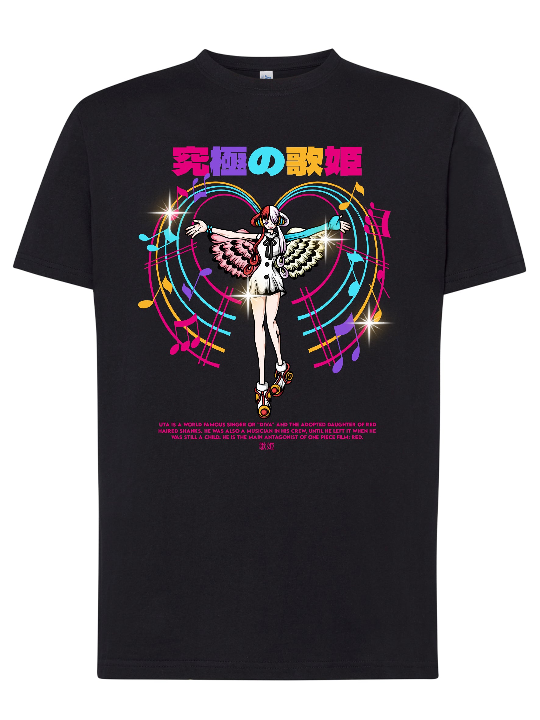 Camiseta Uta – Diseño anime musical | FrikiCanarias
