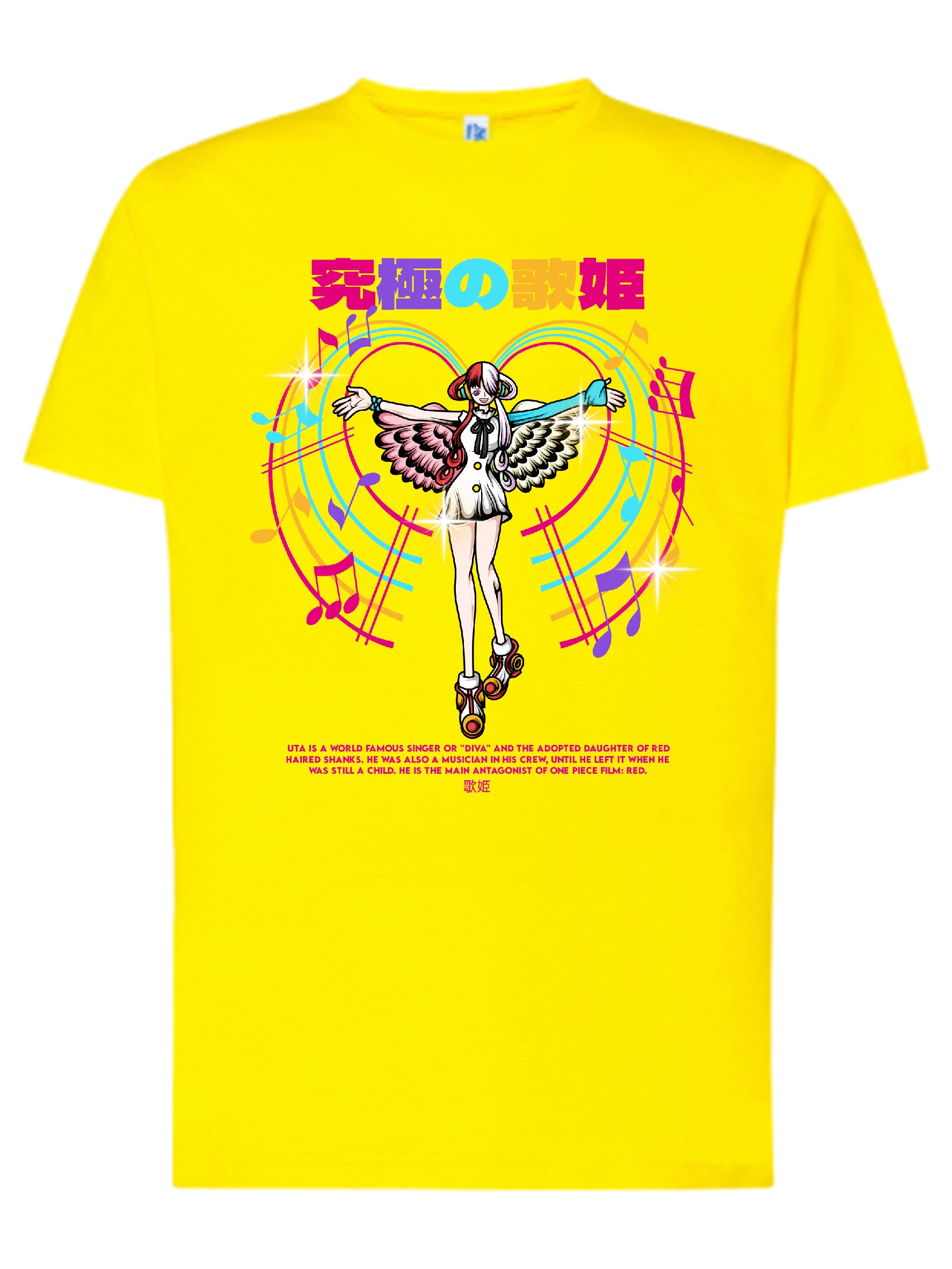 Camiseta Uta – Diseño anime musical | FrikiCanarias