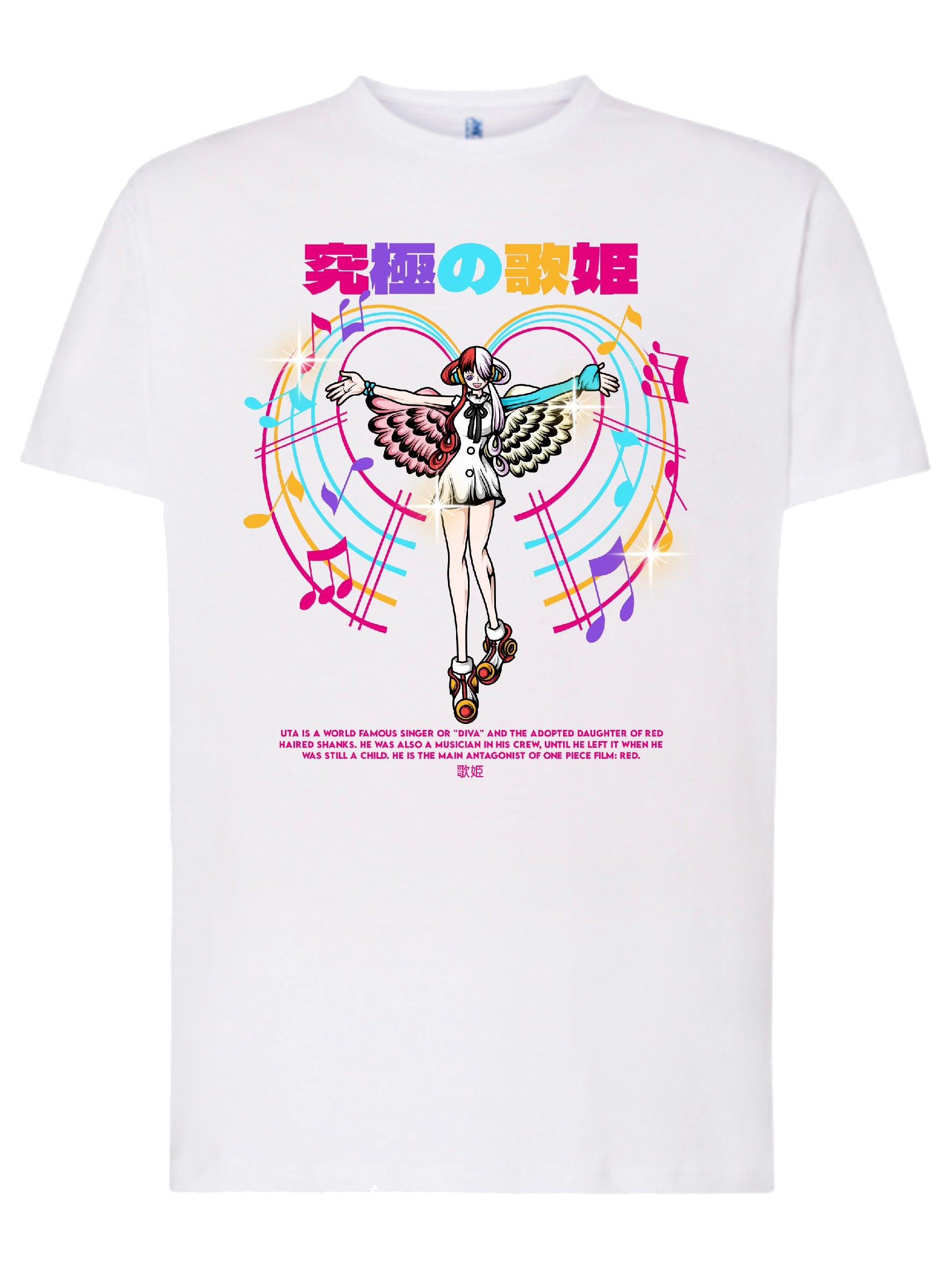 Camiseta Uta – Diseño anime musical | FrikiCanarias