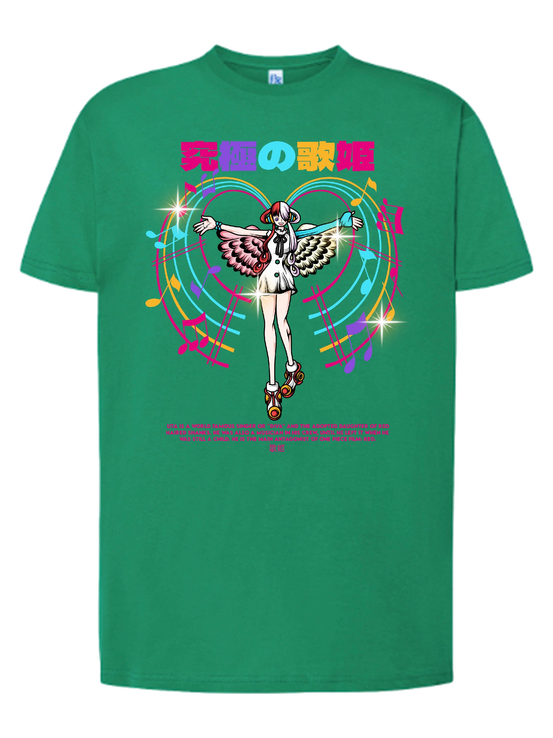 Camiseta Uta – Diseño anime musical | FrikiCanarias